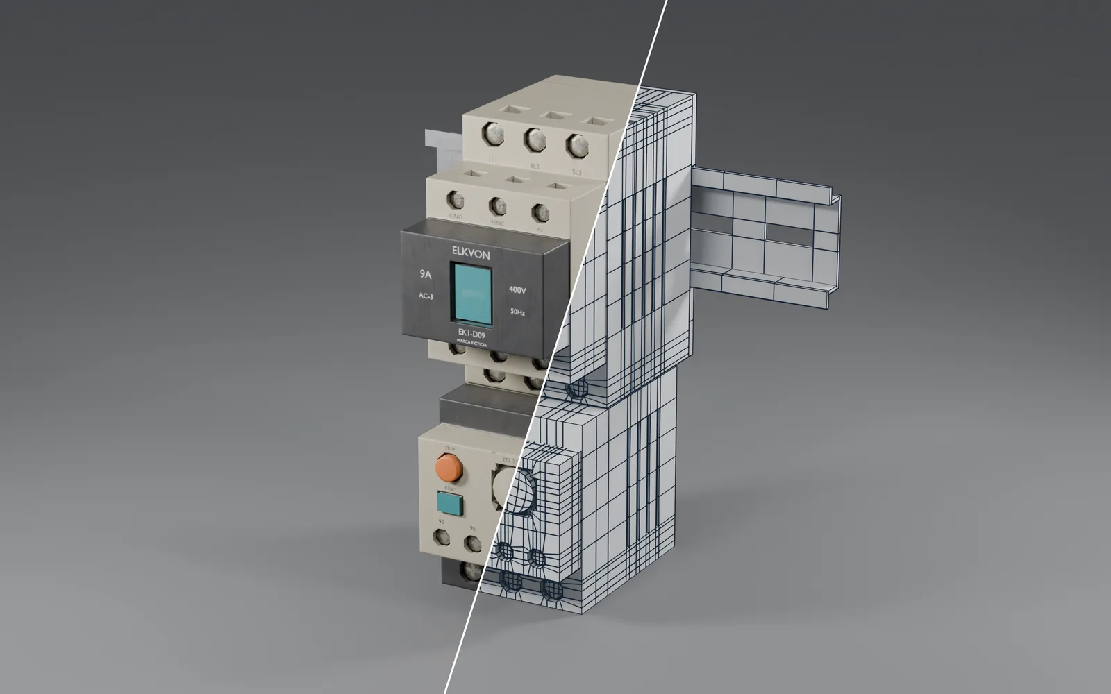 Contactor con relé térmico